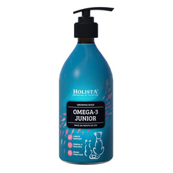 Holista Omega 3 Junior Oil 400ml Olej z Ryb Dla Szczeniąt i Psów Młodych Wsparcie Rozwoju i Odporności