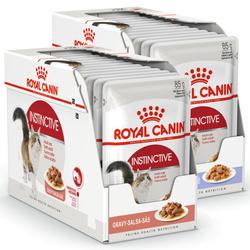 Royal Canin Instinctive FHN 24x85g Karma Mokra W Sosie i Galaretce Dla Kotów Dorosłych Wybrednych