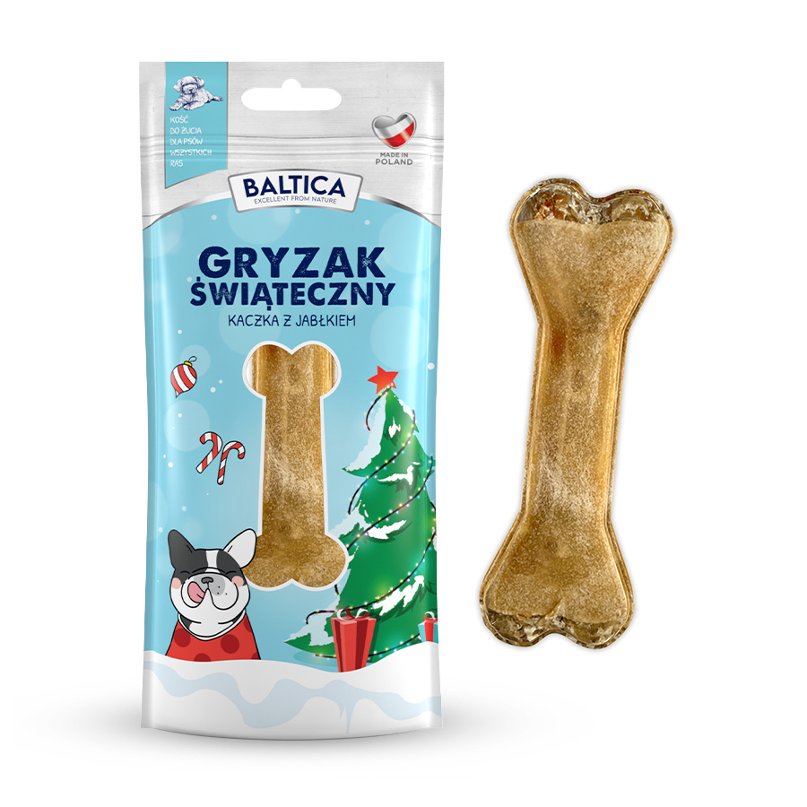 Baltica Kość Świąteczna Kaczka z jabłkiem