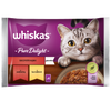 Whiskas Adult 4x340g Soczyste Kąski Mokra Karma Dla Dorosłego Kota W Galaretce Kawałki Z Wołowiną I Z Kurczakiem