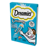 Dreamies Creamy 16x10g Kremowy Przysmak Dla Kotów Mix Smaków Kurczak Ser Łosoś Kocimiętka