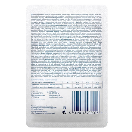 Vet Expert Sensitivity Mokra Karma Weterynaryjna Z Dzikiem 24x100g Dla Kotów Z Nietolerancją Pokarmową