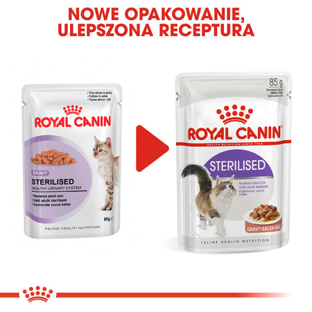 Royal Canin FHN Sterilised w Sosie 6x85g Mokra Karma Dla Kotów Sterylizowanych