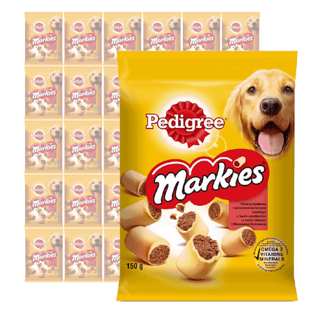 30x150g Przysmak Pedigree Markies Kruche Ciasteczka Z Kością Szpikową