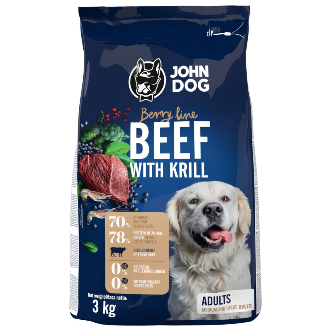 John Dog Berry Wołowina z Krylem