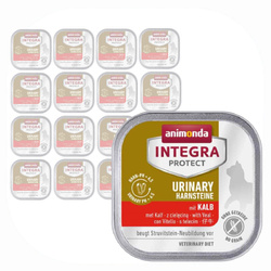Animonda Integra Protect Urinary 16x100g Mokra Karma z Cielęciną Dla Kota Na Kamienie Struwitowe