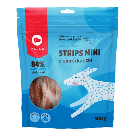 Maced Miękki Przysmak Dla Psa Strips Mini Paski Z Piersi Kaczki 500g