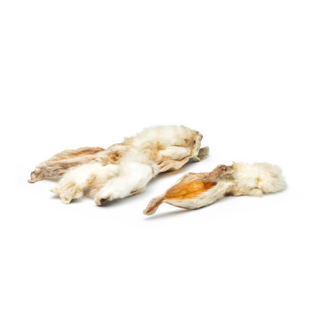 Petmex Uszy Królika Z Futrem 100g Naturalny Przysmak Dla Psa