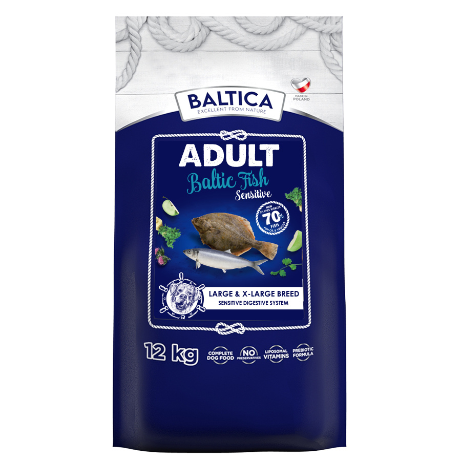 Baltica Adult Sensitive Hipoalergiczna Sucha Karma Dla Psów Dużych i Olbrzymich Ras