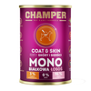 Champer Coat & Skin 24x400g Monobiałkowa Mokra Karma Dla Psa Mix Smaków Wsparcie Kondycji Skóry I Sierści