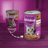 WHISKAS Adult KACZKA Puszka 24x400g Mokra Karma w Galaretce Dla Dorosłych Kotów + GRATIS Whiskas Klasyczne Posiłki 12x85g