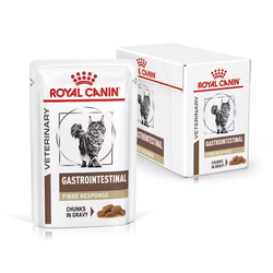 Royal Canin Veterinary Gastrointestinal Fibre Response 12x85g Mokra Karma W Sosie Dla Kotów Wsparcie Układu Pokarmowego
