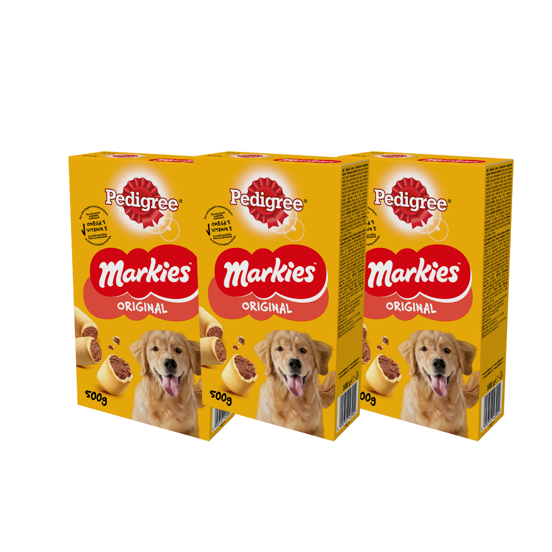 Pedigree Markies Przysmak Dla Psa Kruche Ciasteczka Z Kością Szpikową