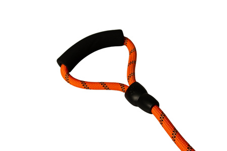 MOCNA SMYCZ DLA PSA ODBLASKOWA 1.2 m POMARAŃCZOWA