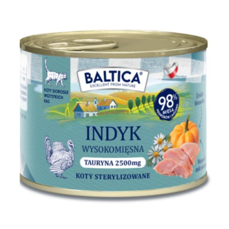 Baltica Smaki Regionów Mix Smaków 12x185g Bezzbożowa Mokra Karma Dla Kotów Sterylizowanych
