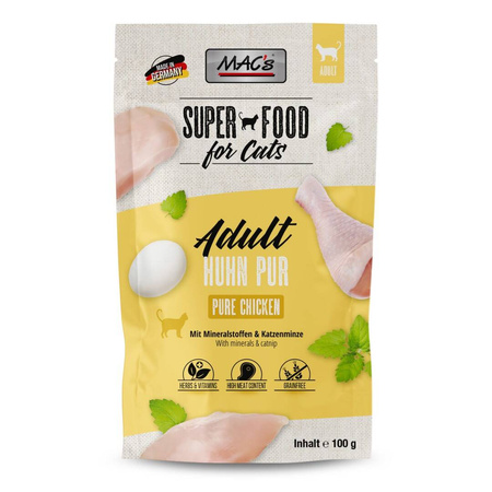 MAC's Mokra Karma Dla Kota Mix Smaków 12x100g Kurczak Kaczka Krewetki Jagnięcina Cielęcina Wołowina