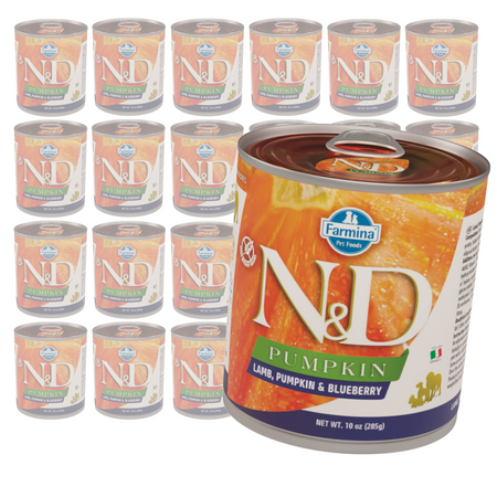 Farmina N&D Dog Lamb Pumpkin Blueberry 24x285g Mokra Karma Dla Psa Jagnięcina z Dynią I Borówką