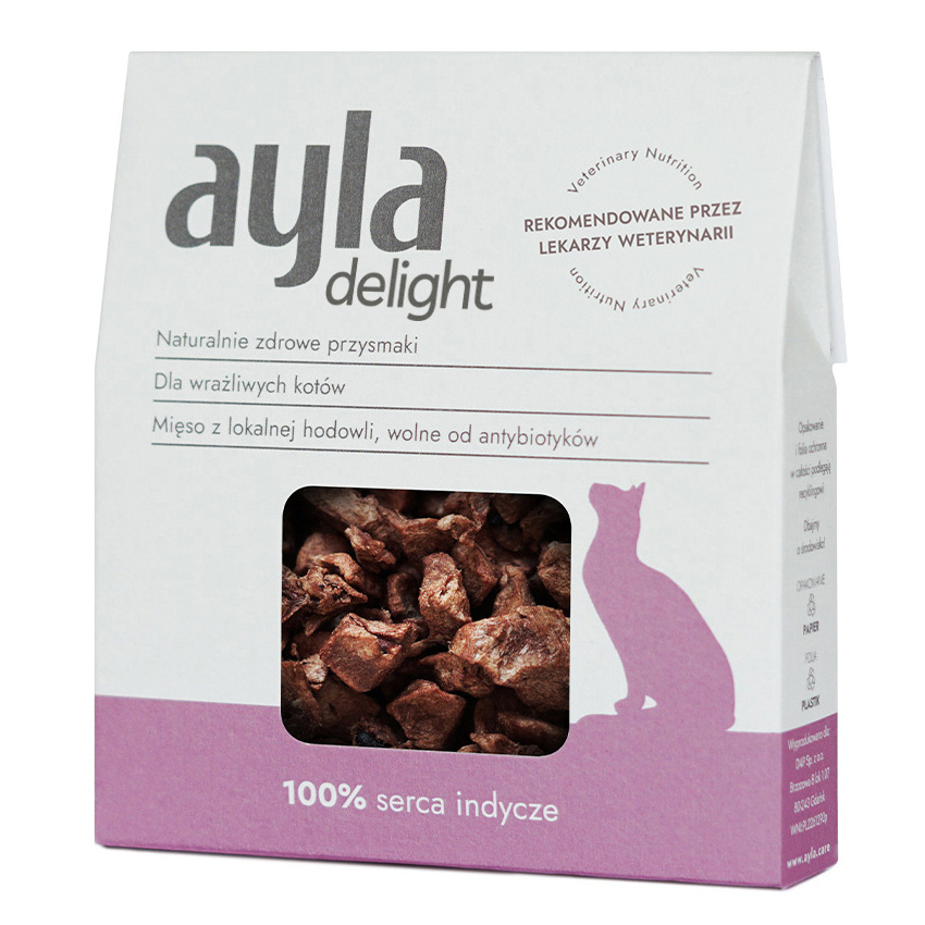 Przysmaki dla kota Ayla Serca Indycze