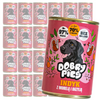 Dobry Pies 24x400g Mokra Karma Dla Dorosłych Psów Wszystkich Ras Z Indykiem Morelą I Bazylią