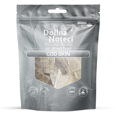 Dolina Noteci Natural Treats Cod Skin Naturalny Przysmak Dla Psa Skóra z Dorsza 30g