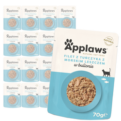 Applaws Cat Mokra Karma Dla Kota 16x70g Tuńczyk Z Leszczem W Bulionie