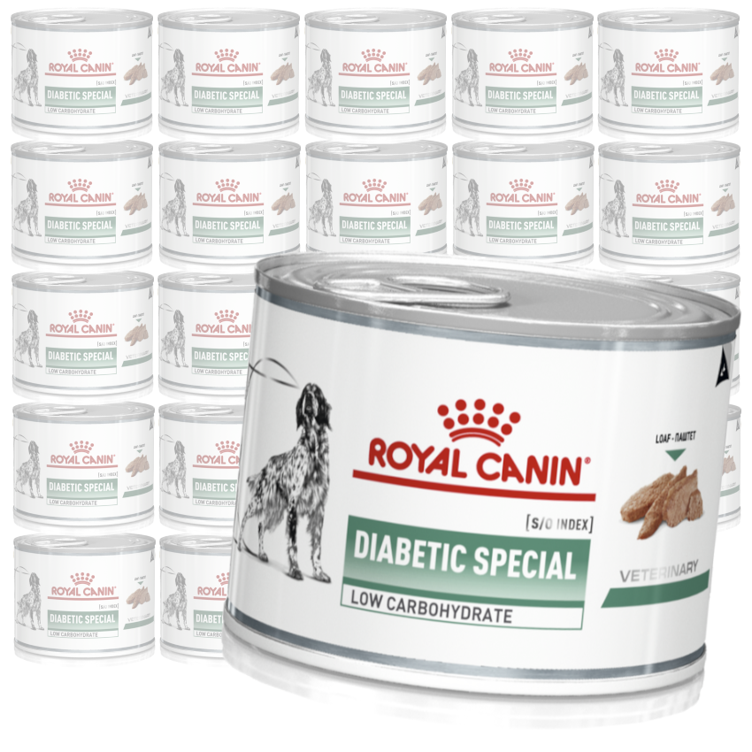 Royal Canin Veterinary VHN Dog Diabetic Low Carbohydrate Loaf Mokra Karma Pasztet Dla Psów Kontrola Cukru