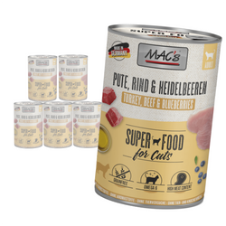 MAC's Cat Mokra Karma Dla Kota Indyk Wołowina Borówki 6x400g