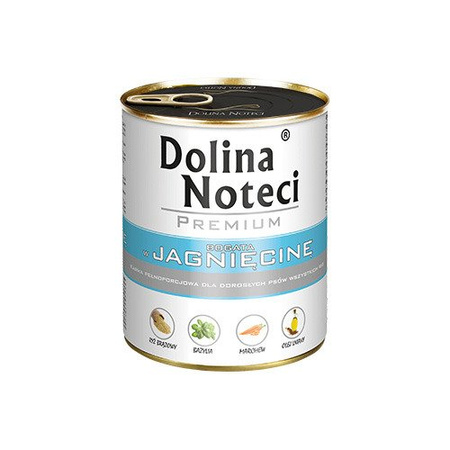 Dolina Noteci Premium Jagnięcina Mokra Karma Dla Psa 6x800g