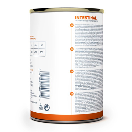 Vet Expert Intestinal Mokra Karma Weterynaryjna Dla Psa Z Jagnięciną 6x400g Zaburzenia Trawienia