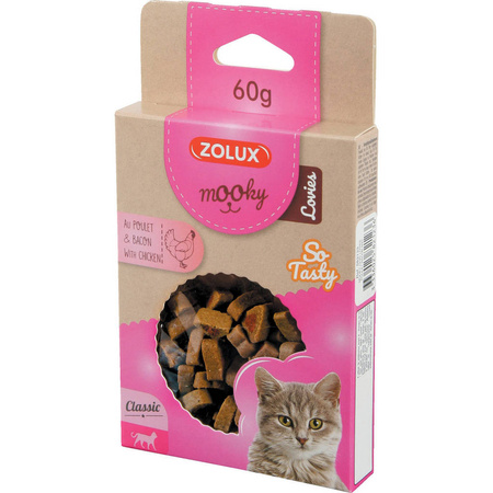 ZOLUX Przysmak MOOKY LOVIES Dla Kota z kurczakiem i bekonem 60 g