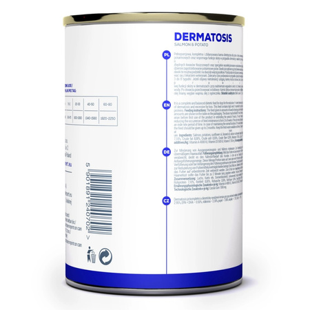 Vet Expert Dermatosis Mokra Karma Dla Psa Łosoś Z Ziemniakami 12x400g Zdrowa Skóra I Sierść