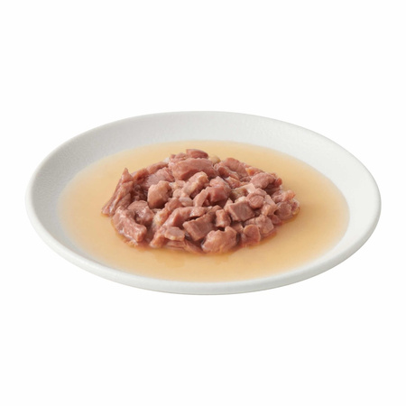 John Dog Tasty Broth 140g Mokra Uzupełniająca Karma Dla Dorosłych Psów I Kotów Z Wołowiną