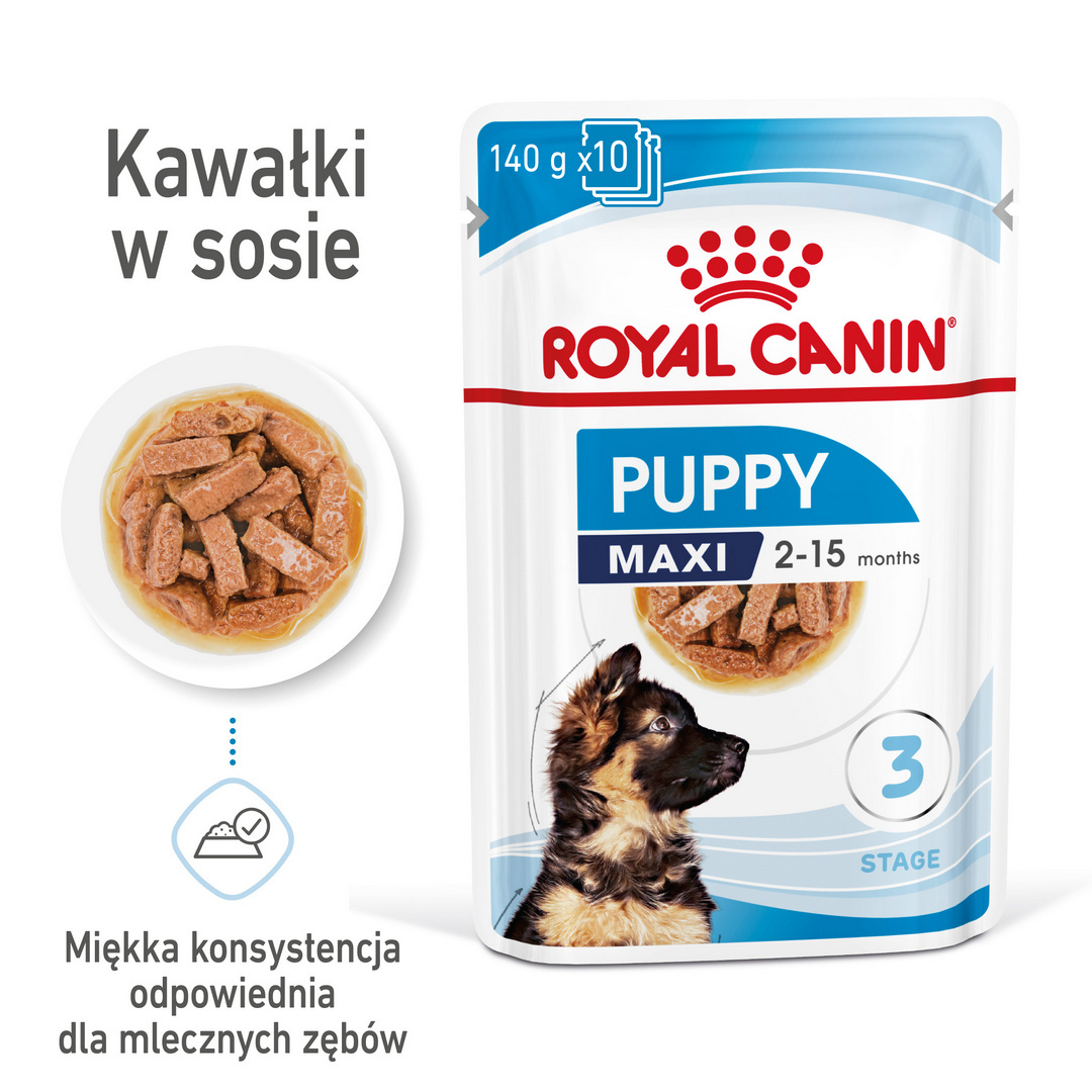 Royal Canin Maxi Puppy Karma Mokra W Sosie Dla Szczeniąt