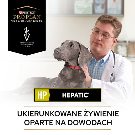 Purina Pro Plan Veterinary Diets HP Hepatic Sucha Karma Dla Psa 3kg Wspomaga Pracę Wątroby