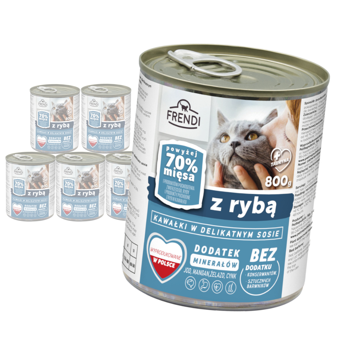 Frendi Kawałki w Delikatnym Sosie z Rybą