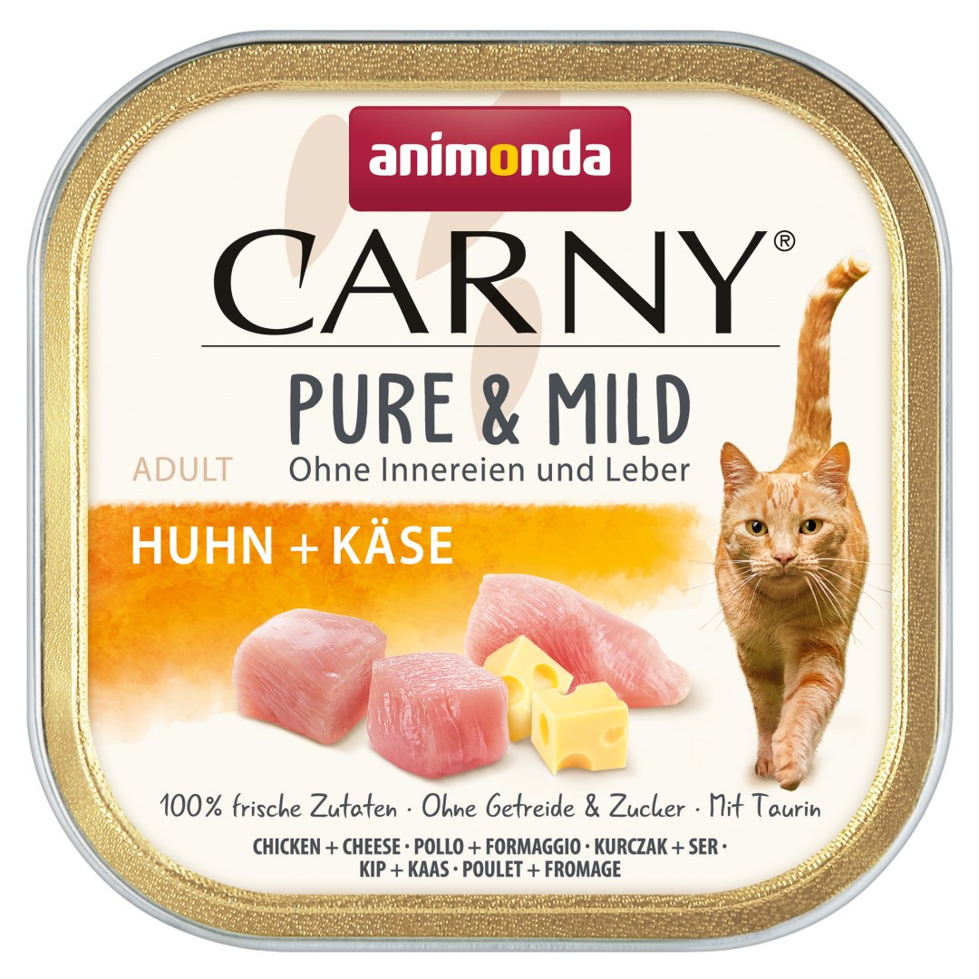 Animonda Carny Pure & Mild 100g Mokra Karma Dla Kota Z Kurczakiem I Serem