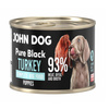John Dog Pure Black Turkey Puppies 12x200g Mokra Karma Dla Szczeniąt Z Indykiem