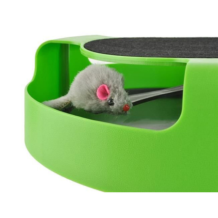 Zabawka dla kota KÓŁKO BIEGAJĄCA MYSZKA I DRAPAKIEM