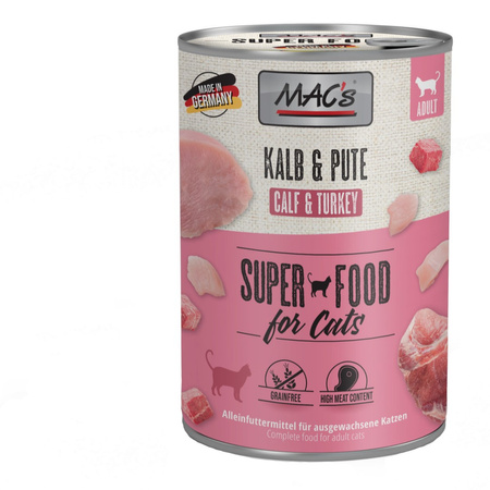 MAC's 6x400g Mokra Karma Dla Dorosłego Kota Mix 3 Smaków