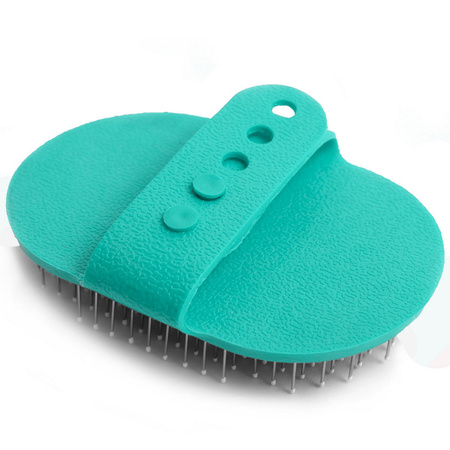 Delikatna Szczotka Dla Psów Kotów Do Sierści Turkusowa