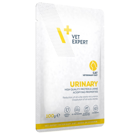 Vet Expert Urinary Mokra Karma Weterynaryjna Dla Kota Z Kurczakiem 24x100g Drogi Moczowe