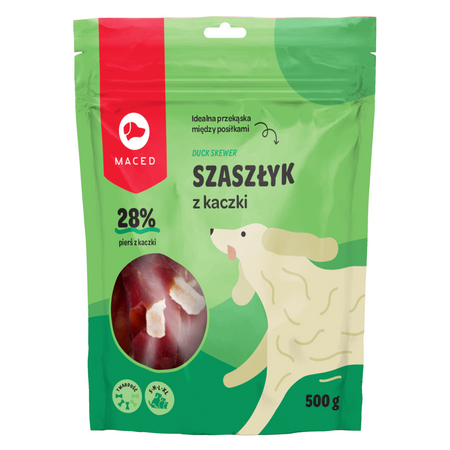 MACED PAŁECZKI WOŁOWE Z KACZKĄ 500G PRZYSMAK DLA PSA