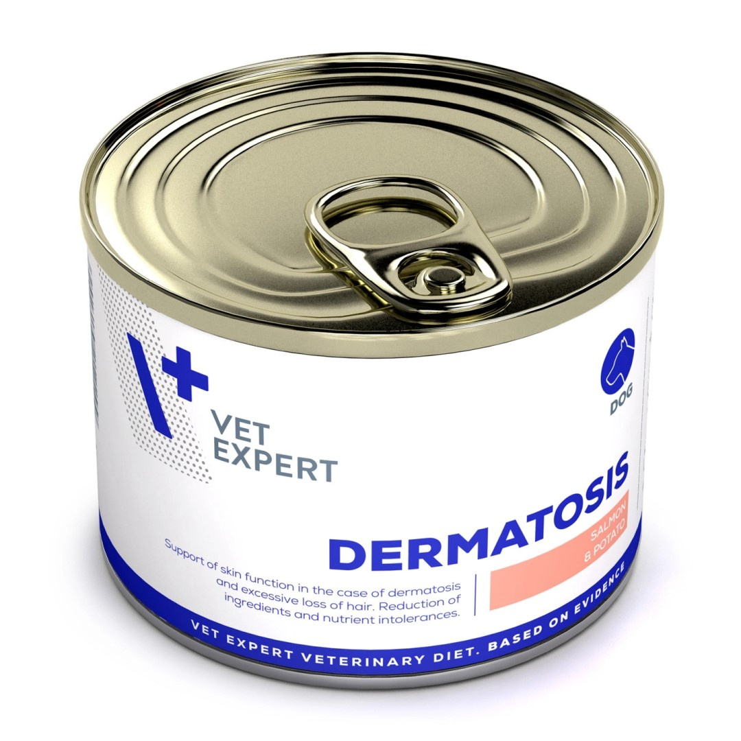 Mokra Karma Weterynaryjna Dla Psów z Zaburzeniami Dermatologicznymi
