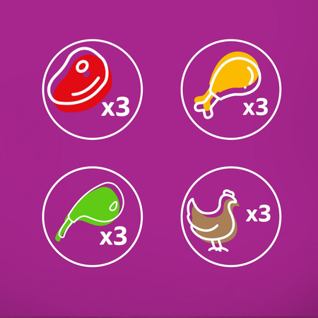 Whiskas Adult 84x85g Klasyczne Posiłki Mokra Karma Pełnoporcjowa Dla Dorosłych Kotów W Sosie