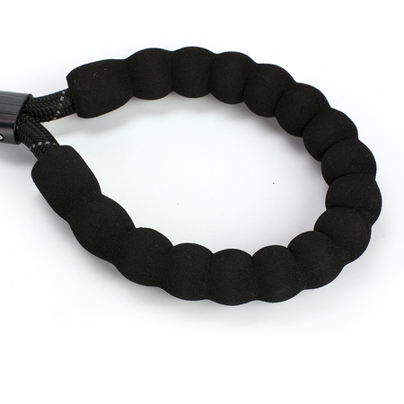 Mocna Smycz Ze Sprężyną Dla Dużych Silnych Psów Psa Odblaskowa 150cm Czarna