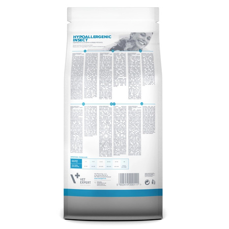 Vet Expert Hypoallergenic Insect Sucha Karma Weterynaryjna Dla Psa Z Owadami 12kg Nietolerancja Pokarmowa