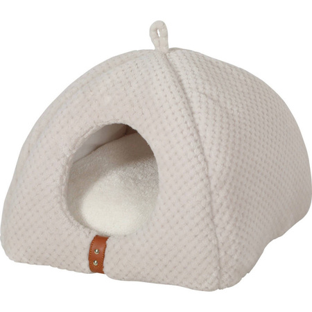 ZOLUX Igloo Budka Domek Legowisko Dla Kota PALOMA 400x410x370 mm Beżowy