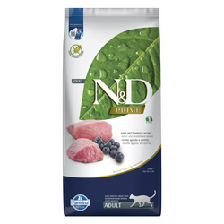 Farmina N&D Cat Prime Lamb Blueberry 10kg Sucha Karma Dla Kota Jagnięcina z Borówką