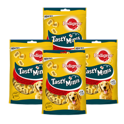 Pedigree Tasty Minis 4x155g o Smaku Wołowiny i Drobiu -  Przysmak dla psa