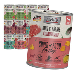 MAC's Dog Mix Smaków 12x800g Bezzbożowa Mokra Karma Dla Psa